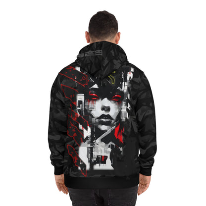 Stylish Urban Hoodie, Streetwear Fashion, Graphic Print Sweatshirt, Trendy Outerwear for Men and Women, Gift for Fashion Lovers