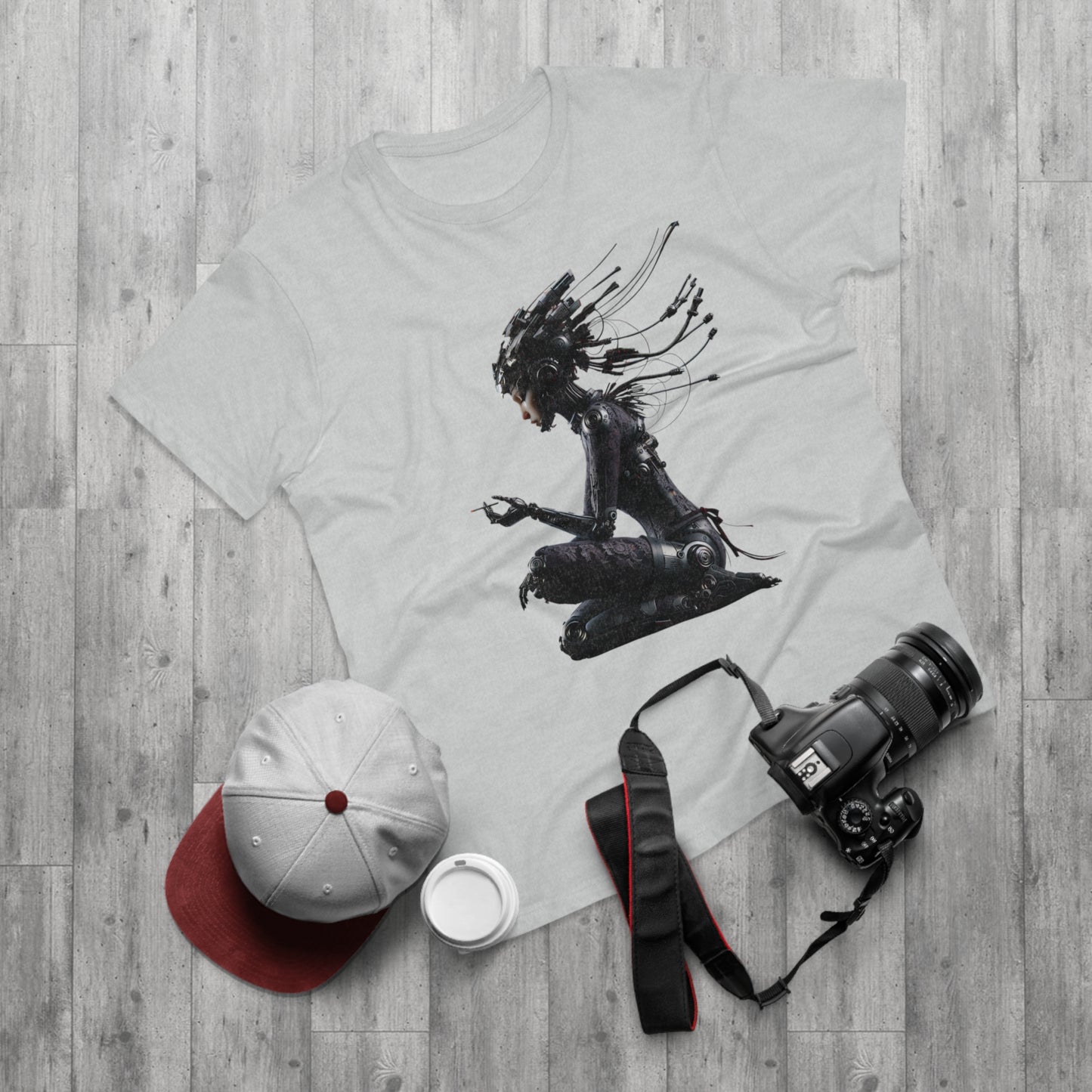 Futuristic Cyberpunk Unisex T-Shirt - Unique Graphic Tee