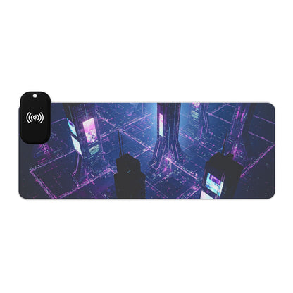 LED Wireless Charging Gaming Mouse Pad, RGB, Desk Accessory, Gamer Gift, Office Decor, Tech Accessories