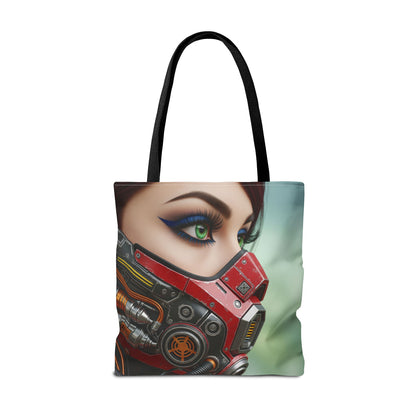 Futuristic Character Tote Bag, Stylish Eco-Friendly Bag, Unique Gift for Fans, Everyday Use for Shopping or Work, Gift for Her
