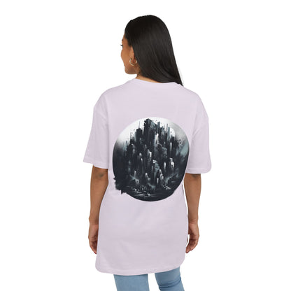 Urban Streetwear Oversize Tee - Futuristic Graphic Design