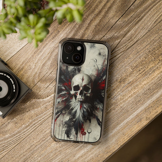 Gothic Skull Phone Case, Unique iPhone Cover, Edgy Smartphone Protector, Halloween Gift, Alternative Accessories