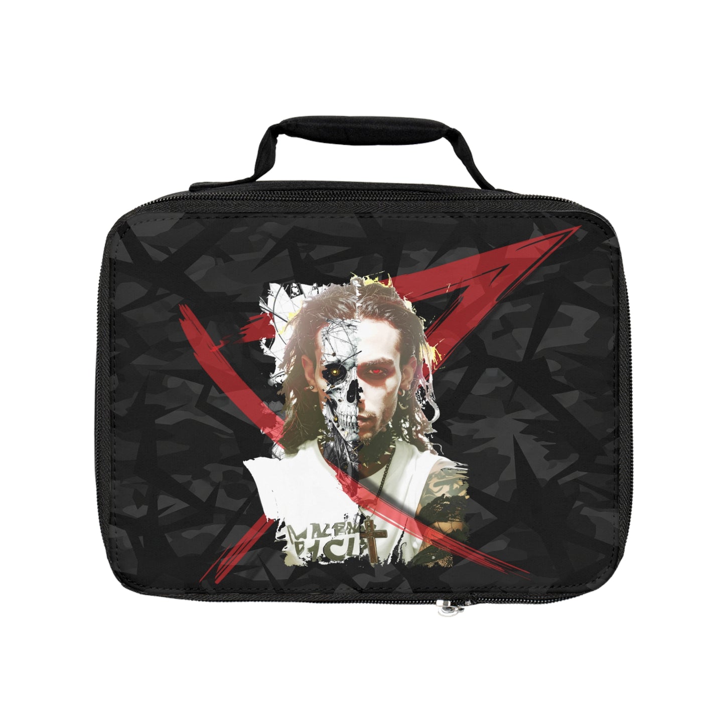 Edgy Graphic Lunch Bag | Cool Insulated Lunchbox for School, Work, or Picnics | Unique Gift for Teens | Hipster Style | Lunch Tote