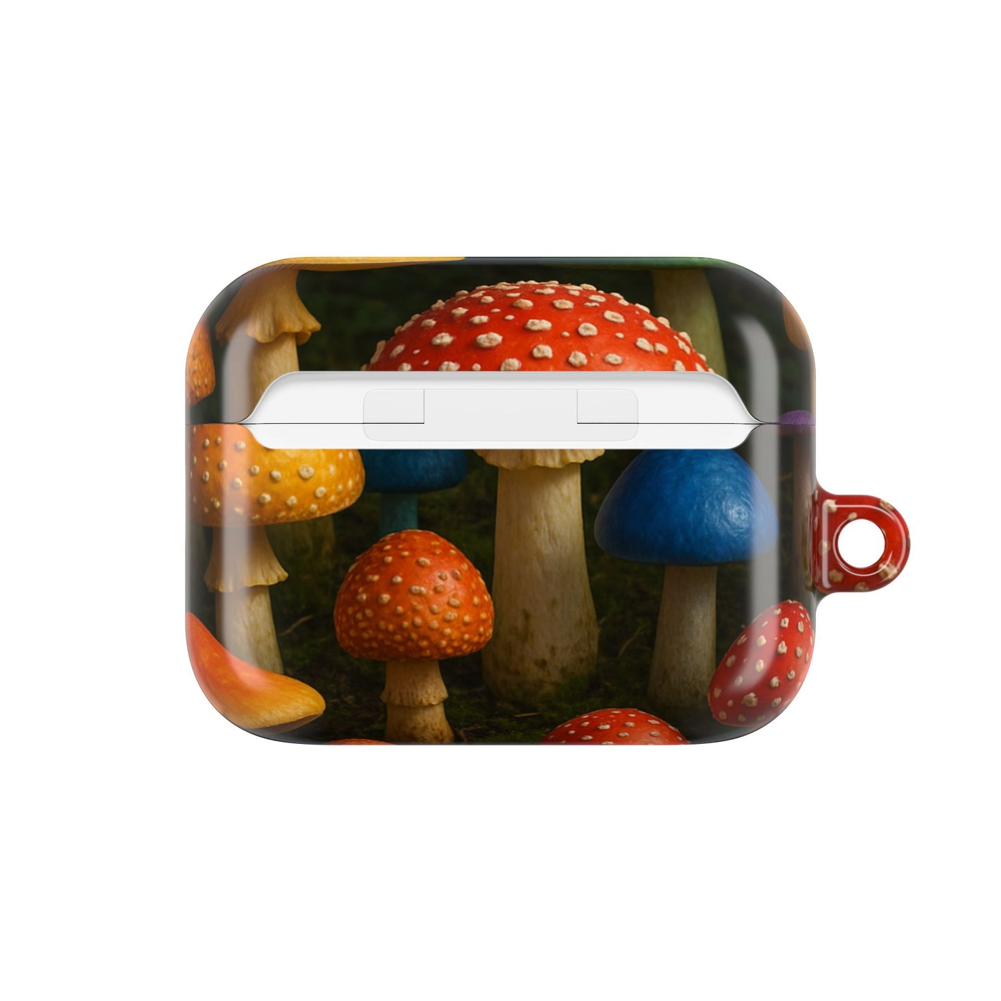 Colorful Mushroom AirPod Case - Quirky, Fun, Eco-Friendly Accessory for Nature Lovers, Perfect Gift for Birthdays, Holidays