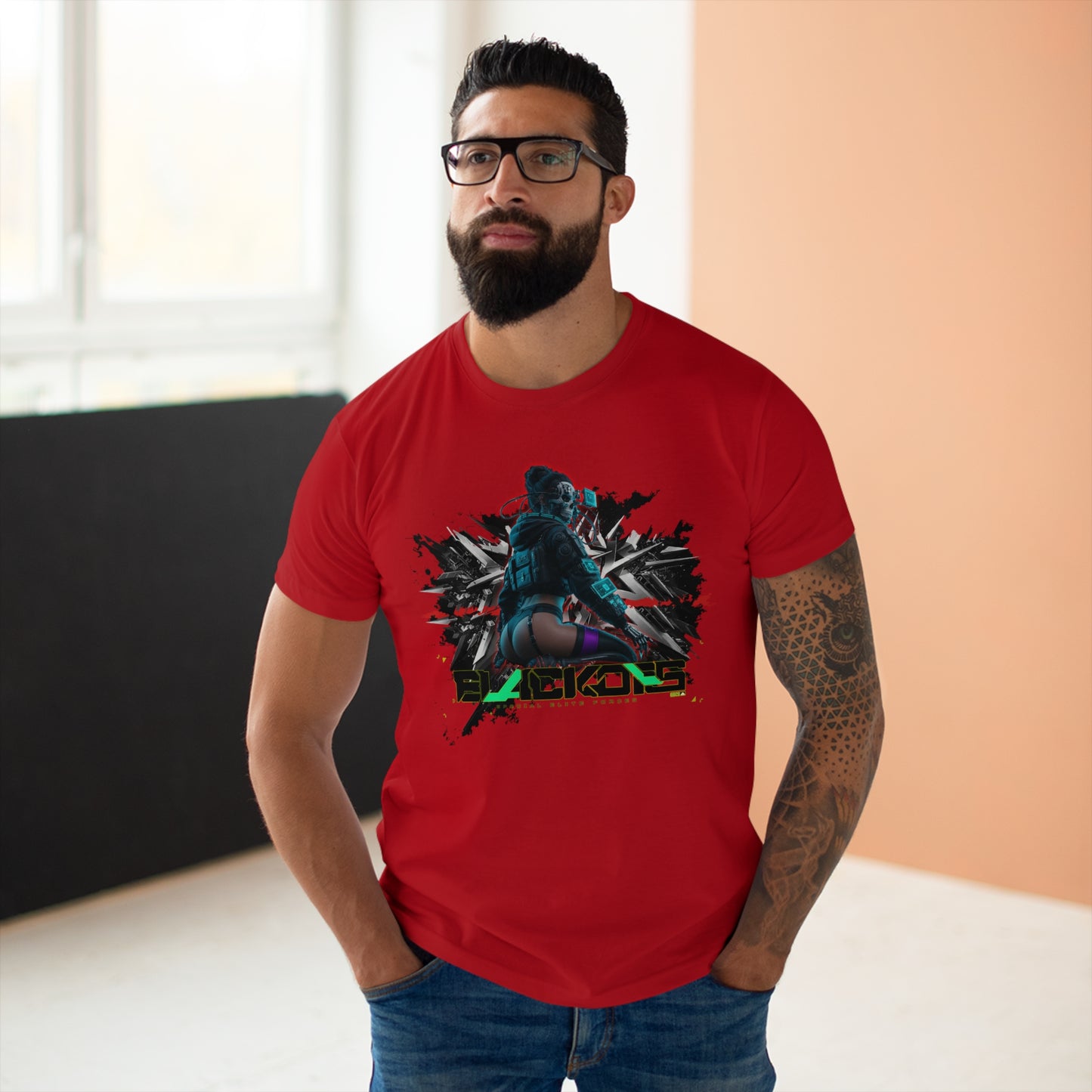 Urban Gamer Men's T-Shirt, Graphic Tee for Gamers, Streetwear, Cool Casual Wear, Perfect for Gaming Events, Birthday Gift