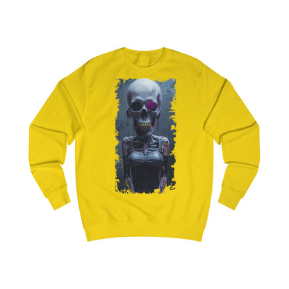 Skeleton Graphic Unisex Sweatshirt - Spooky, Halloween Apparel, Streetwear, Cozy Gift, Skull Design