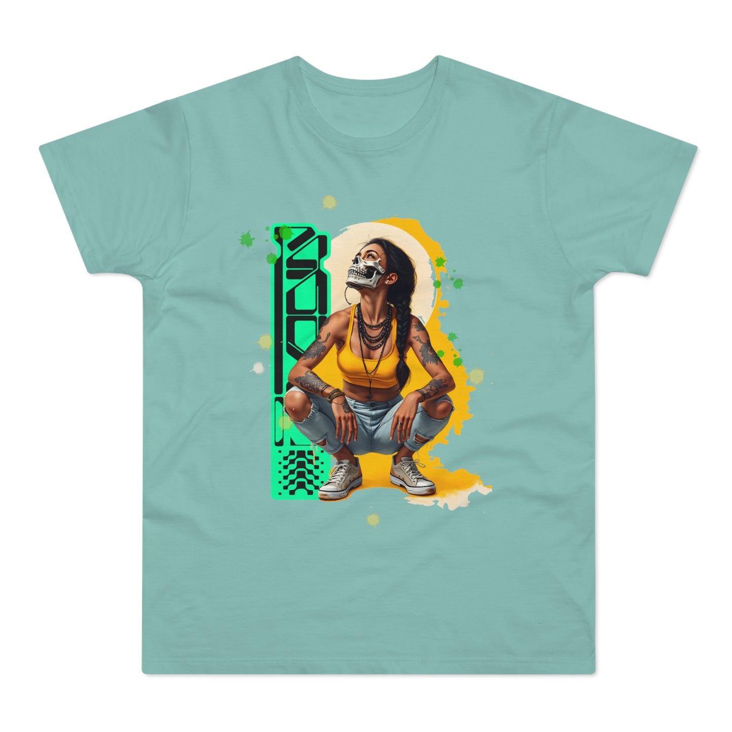 Vibrant Graphic Unisex T-Shirt, Casual Wear, Street Style, Gift for Him, Graphic Tee, Music Festival Shirt