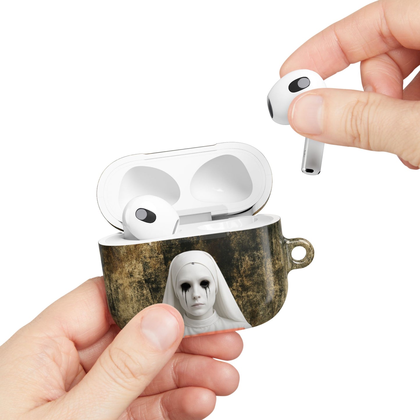Horror AirPod Case – Nature-Inspired Design, Protective Cover for Music Lovers, Birthday Gift, Eco-Friendly Accessory