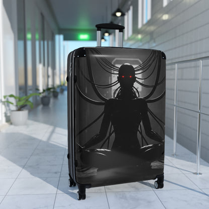 Stylish Travel Suitcase with Futuristic Design - Perfect for Adventurers