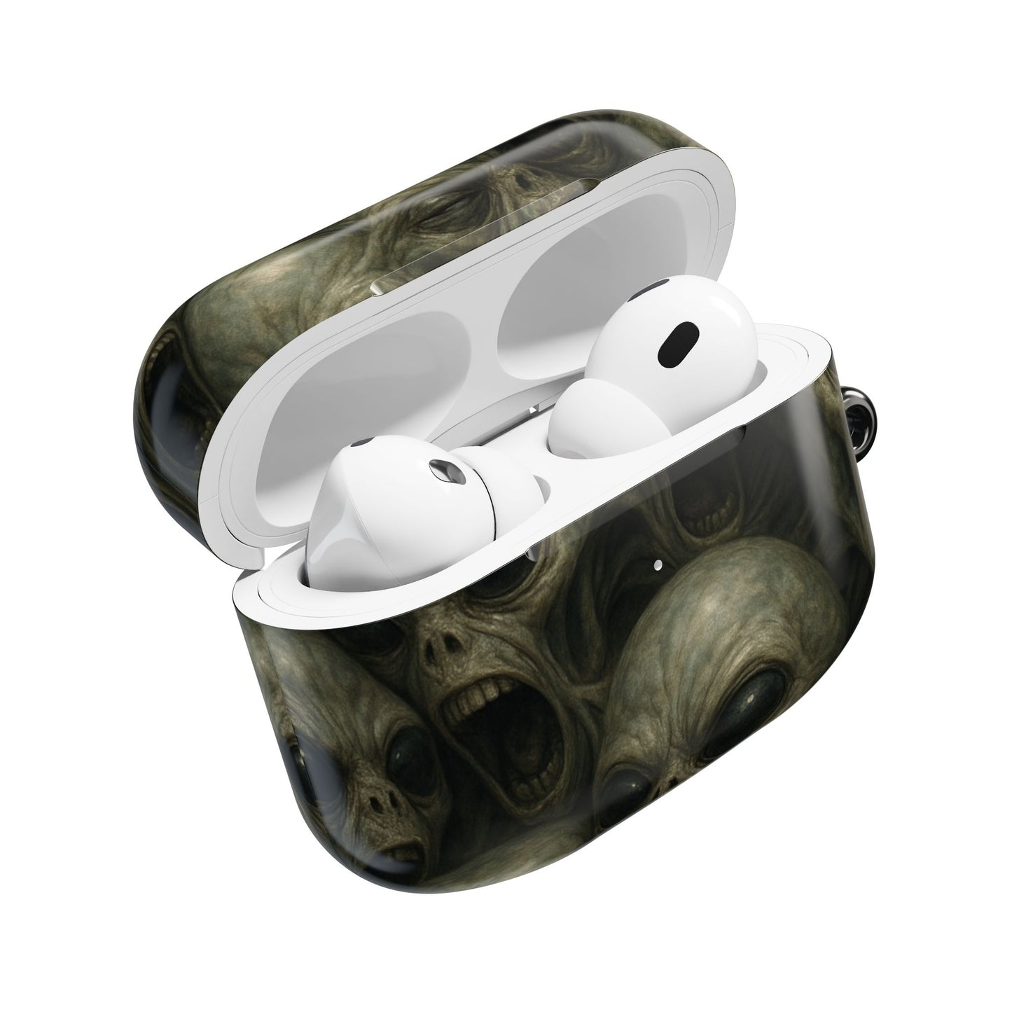 Alien-Themed AirPod Case, Unique Gift for Sci-Fi Lovers, Cool Accessory for Music Enthusiasts, Perfect for Halloween, Collectible