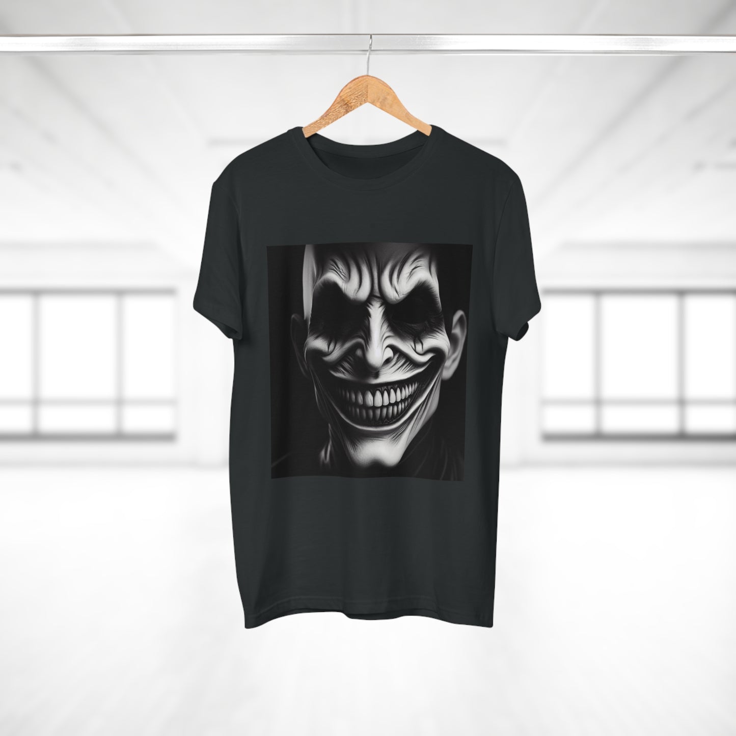 Creepy Clown Unisex T-Shirt - Unisex Graphic Tee for Halloween, Horror Fans, Costume Party, Unique Gift Idea, Spooky Apparel