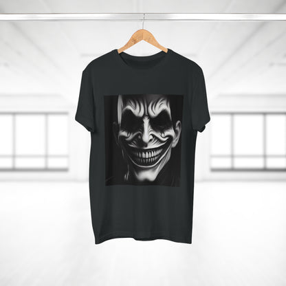 Creepy Clown Unisex T-Shirt - Unisex Graphic Tee for Halloween, Horror Fans, Costume Party, Unique Gift Idea, Spooky Apparel