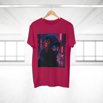 Cyberpunk Graphic Tee for Men & Women, Futuristic Streetwear, Perfect Gift for Gamers, Casual Wear for Tech Enthusiasts, Urban Style T-Shirt