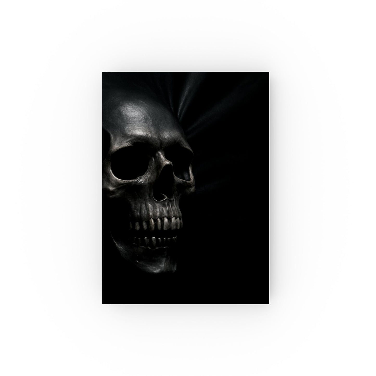 Gothic Skull Hard Backed Journal | Artistic Notebook for Creative Writing, Dark Aesthetic Gift, Halloween Diary, Unique Sketchbook, [...]