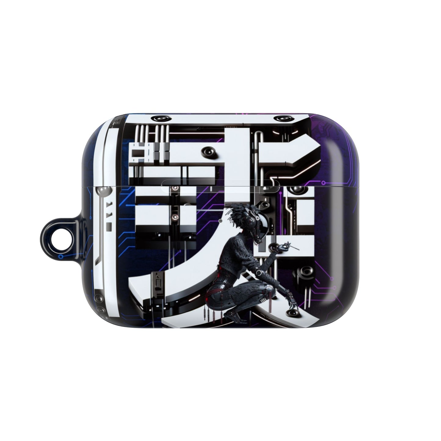 Futuristic AirPod Cases, Tech Accessory, Wireless Earbud Holder, Gift for Tech Lovers, Stylish Protector, Unique Design