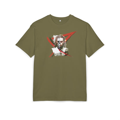 Unisex Heavy Oversize Tee with Artistic Design, Casual T-Shirt, Graphic Tee for Art Lovers, Gift for Creative Friends, Trendy Streetwear