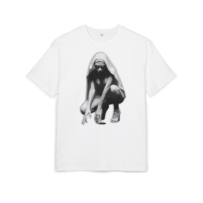 Urban Style Unisex Heavy Oversize Tee with Edgy Design