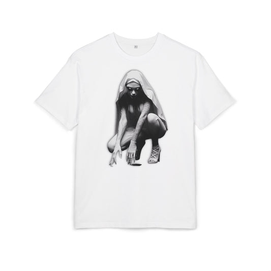 Urban Style Unisex Heavy Oversize Tee with Edgy Design