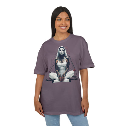 Artistic Unisex Oversize Tee - Unique Graphic Design for Creative Spirits