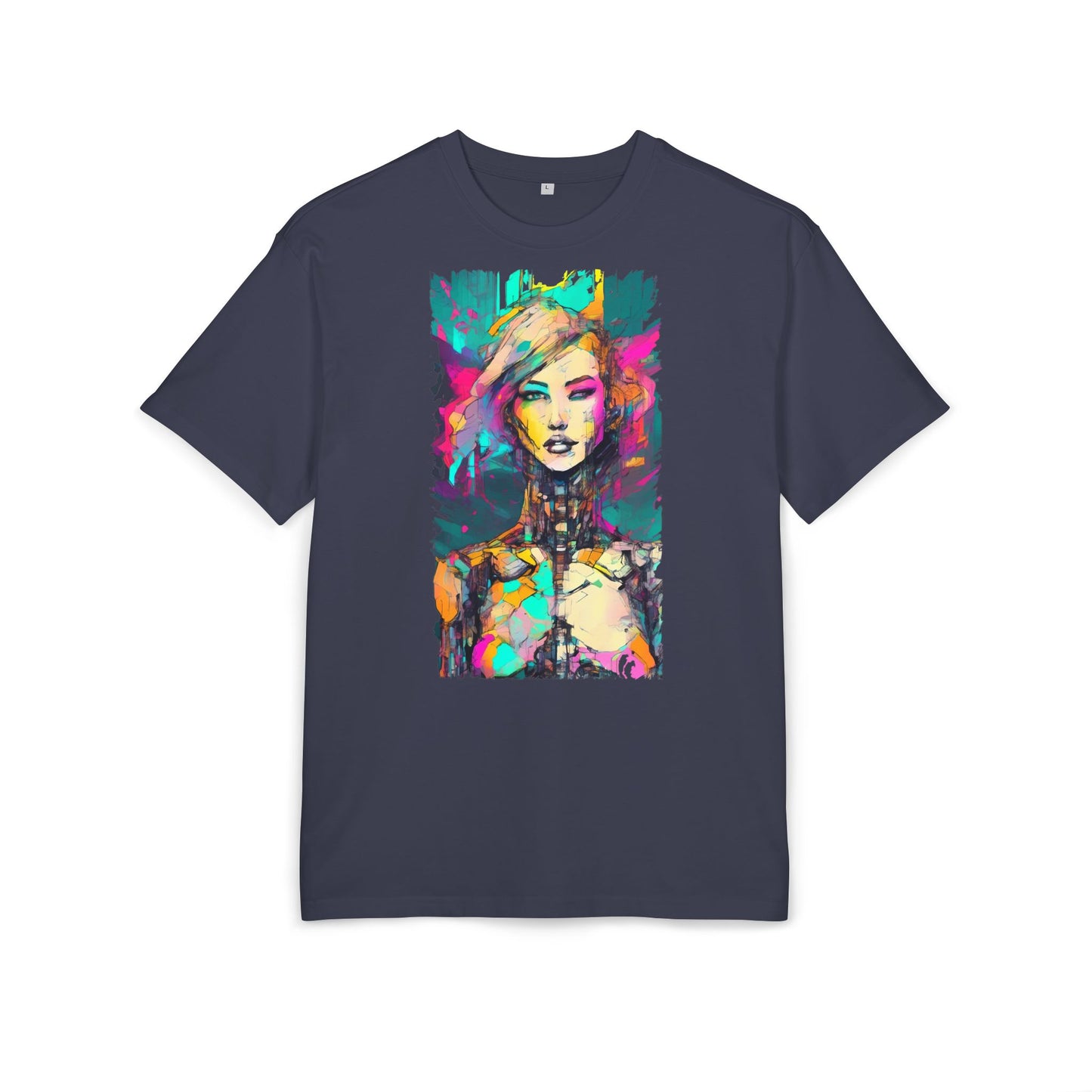 Vibrant Art Oversized Tee, Unisex Colorful T-Shirt, Graphic Arts Apparel, Casual Streetwear Gift, Unique Fashion Statement
