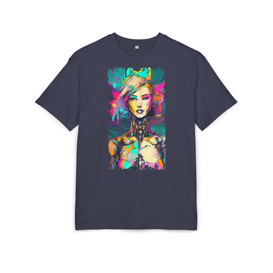 Vibrant Art Oversized Tee, Unisex Colorful T-Shirt, Graphic Arts Apparel, Casual Streetwear Gift, Unique Fashion Statement