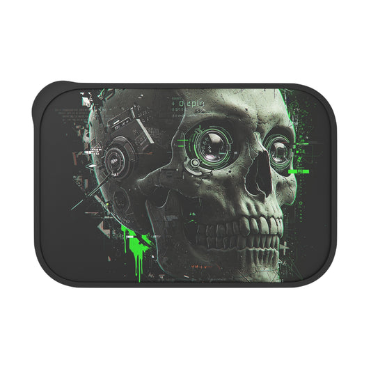 Gothic Skull Bento Box | Cool Lunch Container, Unique Gift for Friends, Meal Prep, Party Favor, Halloween Decor