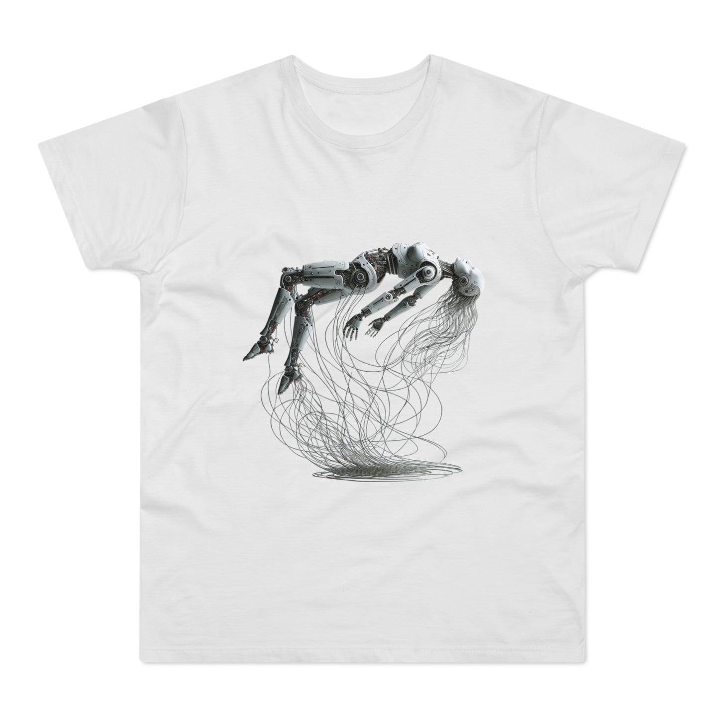 Futuristic Graphic Tee, Cool Unisex T-Shirt for Tech Enthusiasts, Gift for Birthdays, Casual Wear, Unique Art Shirt