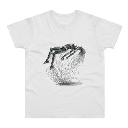 Futuristic Graphic Tee, Cool Unisex T-Shirt for Tech Enthusiasts, Gift for Birthdays, Casual Wear, Unique Art Shirt