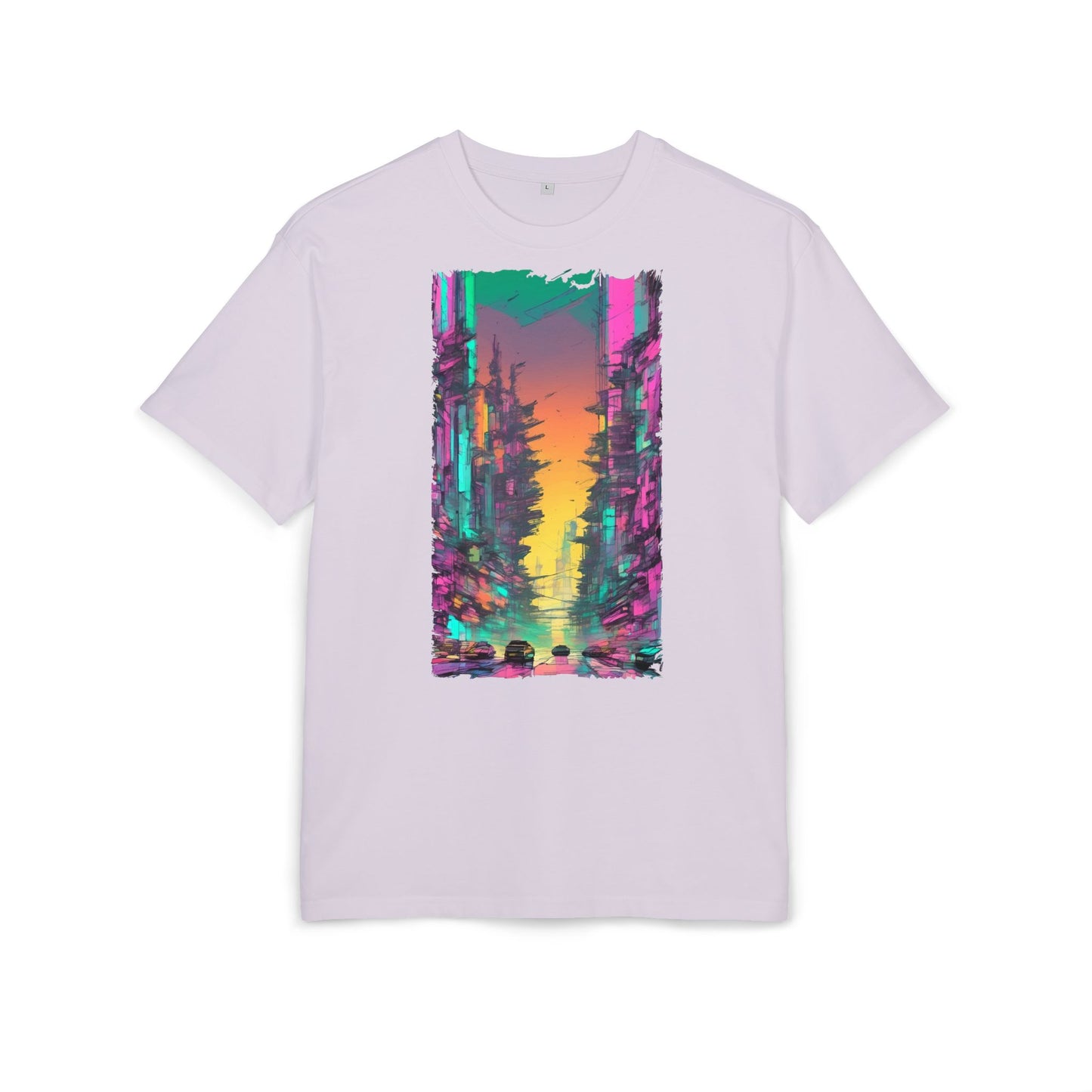 Vibrant Nature Sunset Unisex Oversize Tee, Cozy Graphic Shirt for Nature Lovers, Trendy Casual Wear, Gift for Friends, Summer Fashion