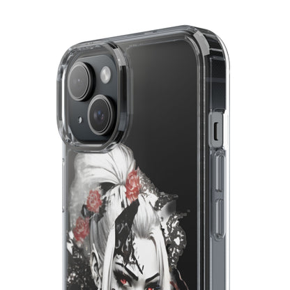 Mystical Warrior Clear Phone Case - Stylish & Protective