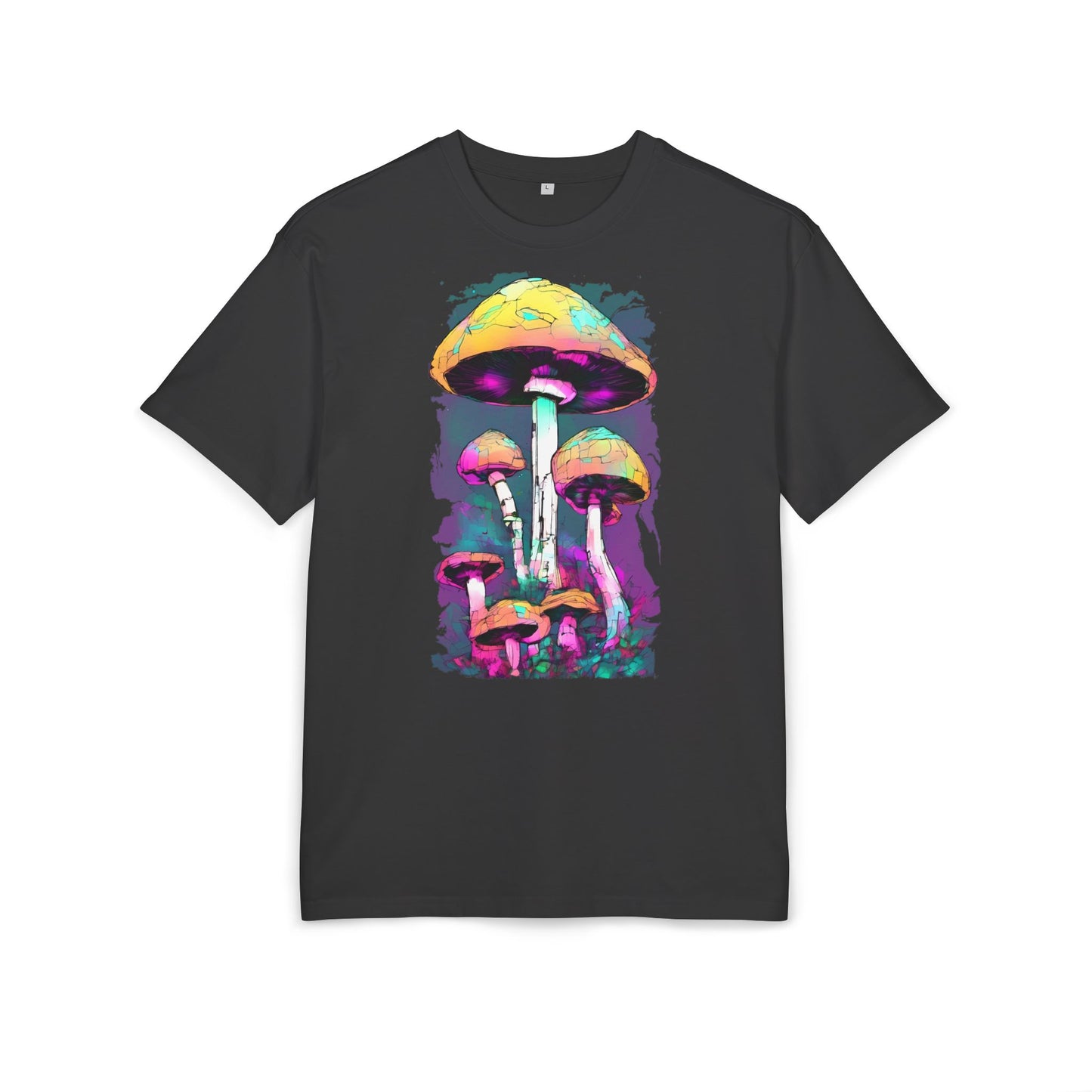 Trippy Mushroom Unisex Oversize Tee | Psychedelic Art Shirt, Retro Graphic Tee, Festival Wear, Gift for Nature Lovers, Streetwear
