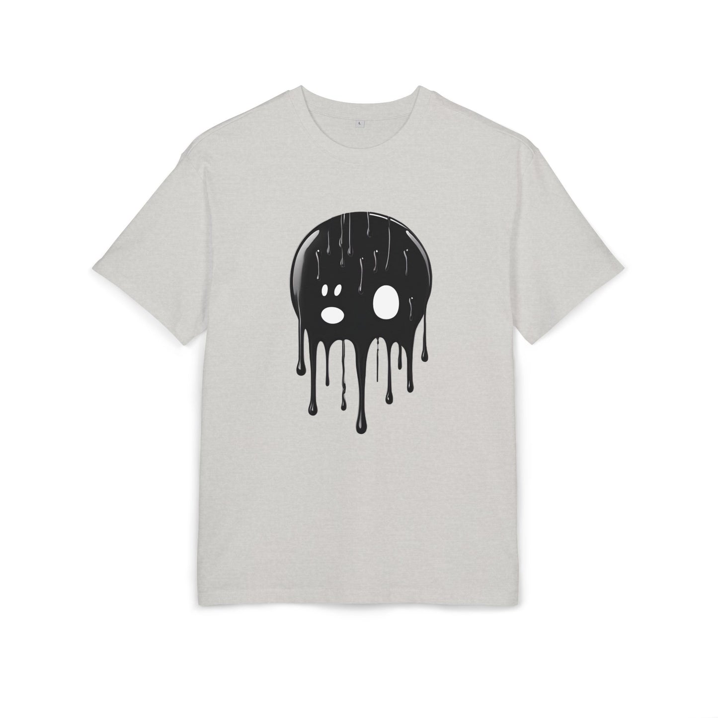 Edgy Skull Graphic Unisex Heavy Oversize Tee