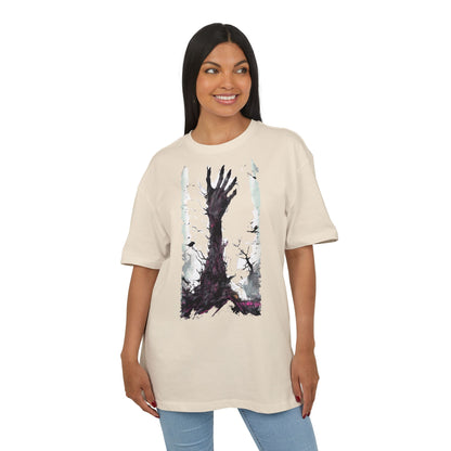 Artistic Oversized Unisex Tee, Graphic Tee, Casual Wear, Streetwear Style, Gift for Art Lovers, Unique T-Shirt Design