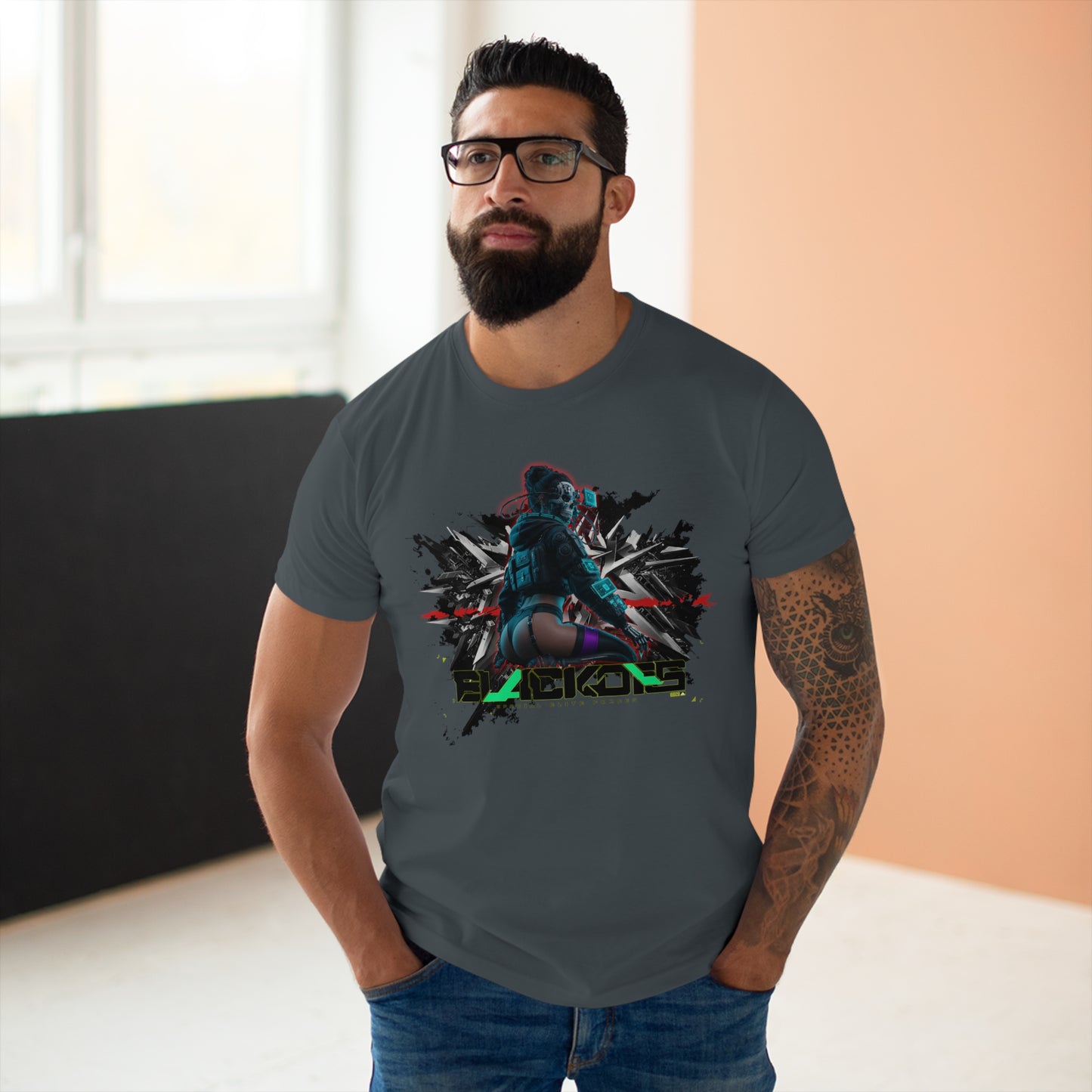 Urban Gamer Men's T-Shirt, Graphic Tee for Gamers, Streetwear, Cool Casual Wear, Perfect for Gaming Events, Birthday Gift