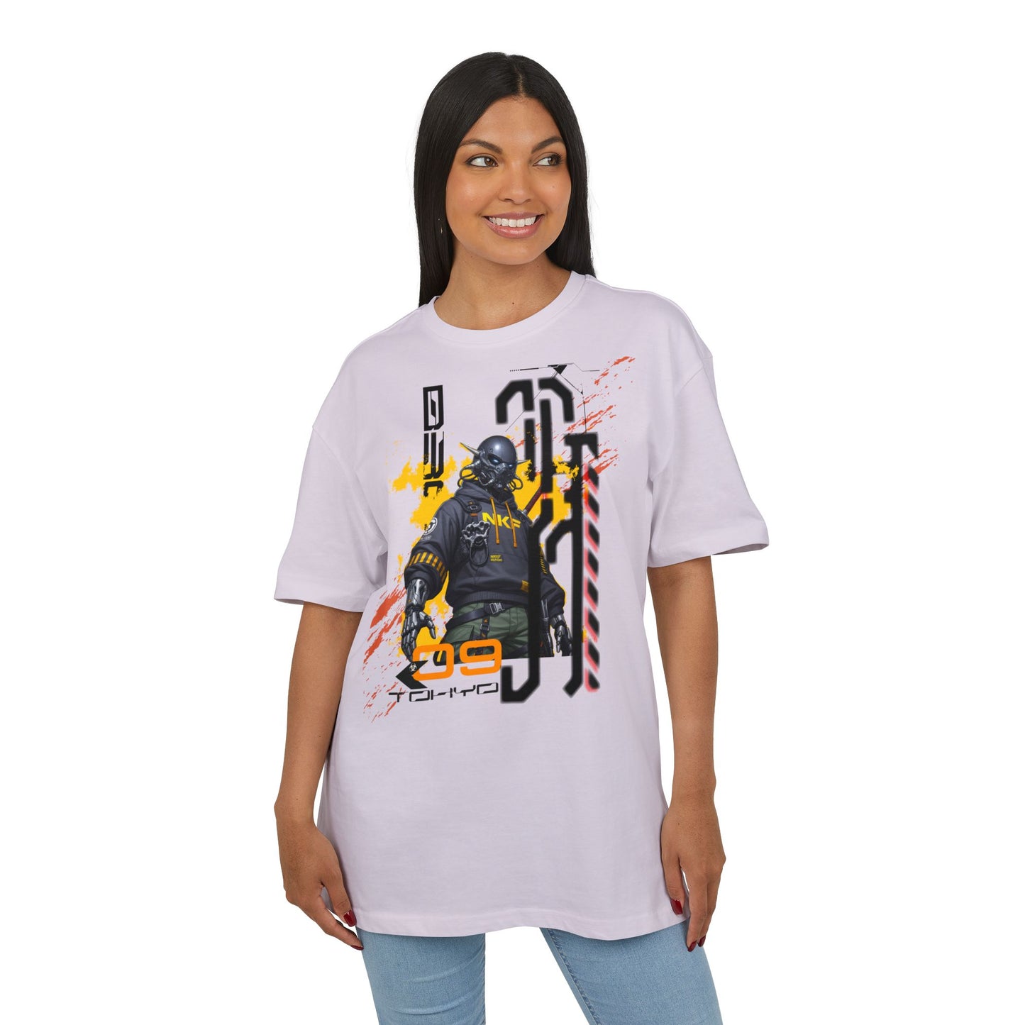 Urban Street Art Oversize Tee, Graphic Tee, Hip Hop Apparel, Streetwear Style, Men’s and Women’s Fashion, Casual Wear