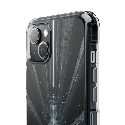 Sci-Fi Phone Case with Magnetic Clear Impact Design, Futuristic Cell Phone Cover, Unique Gifts for Tech Lovers, Holiday Present