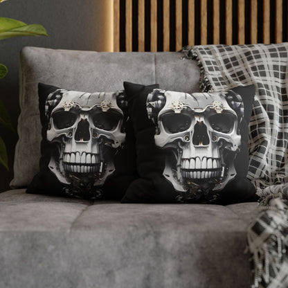 Polyester Square Pillowcase - Skull Collection