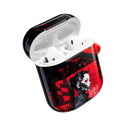 Cyberpunk AirPod Case - Stylish Reactive Design for Tech Lovers, Gifts for Gamers, Modern Charging Case, Unique Earbud Cover