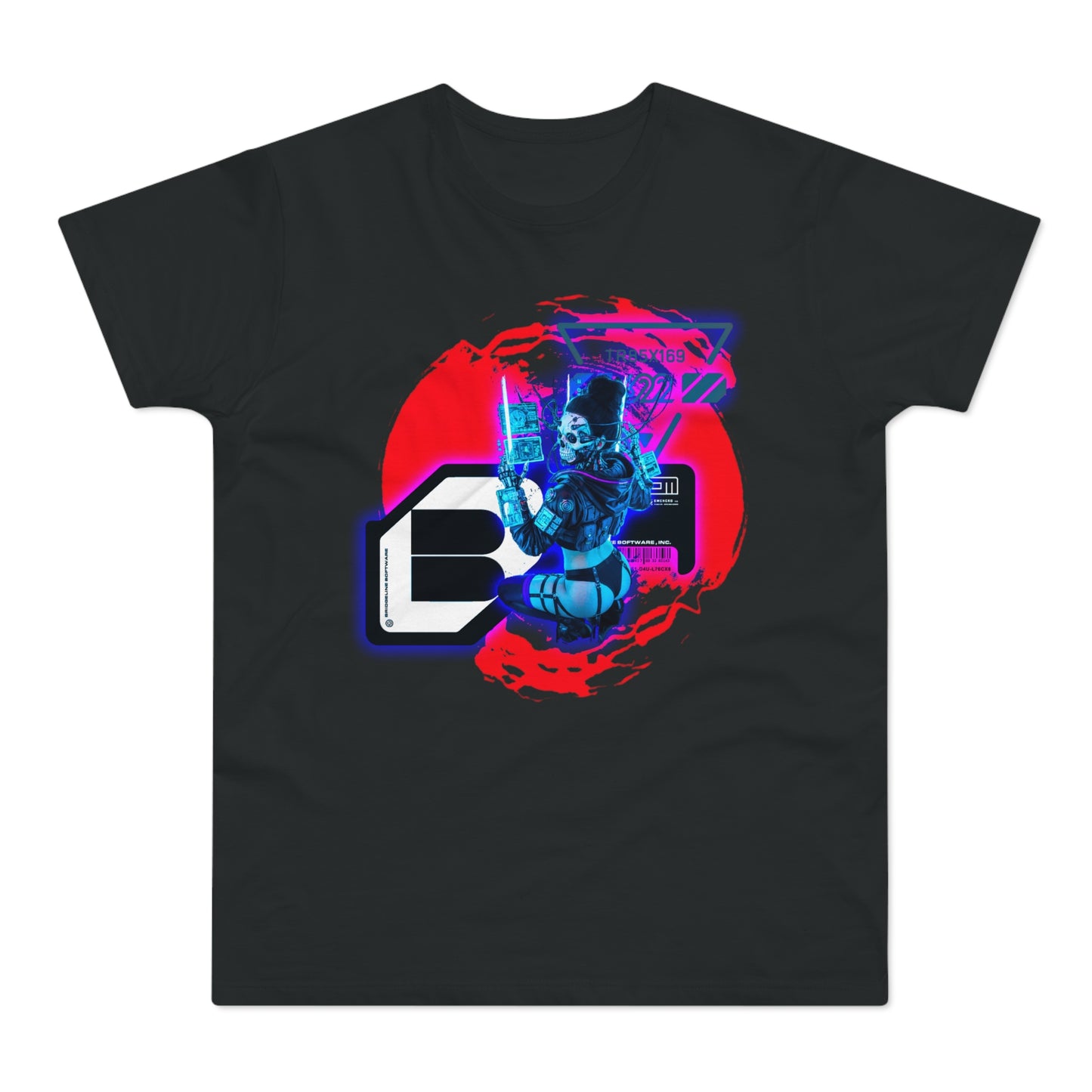 Futuristic Graphic Tee, Urban Outfit, Cyberpunk Style T-shirt, Men's Streetwear, Casual Wear, Gift for Tech Lovers