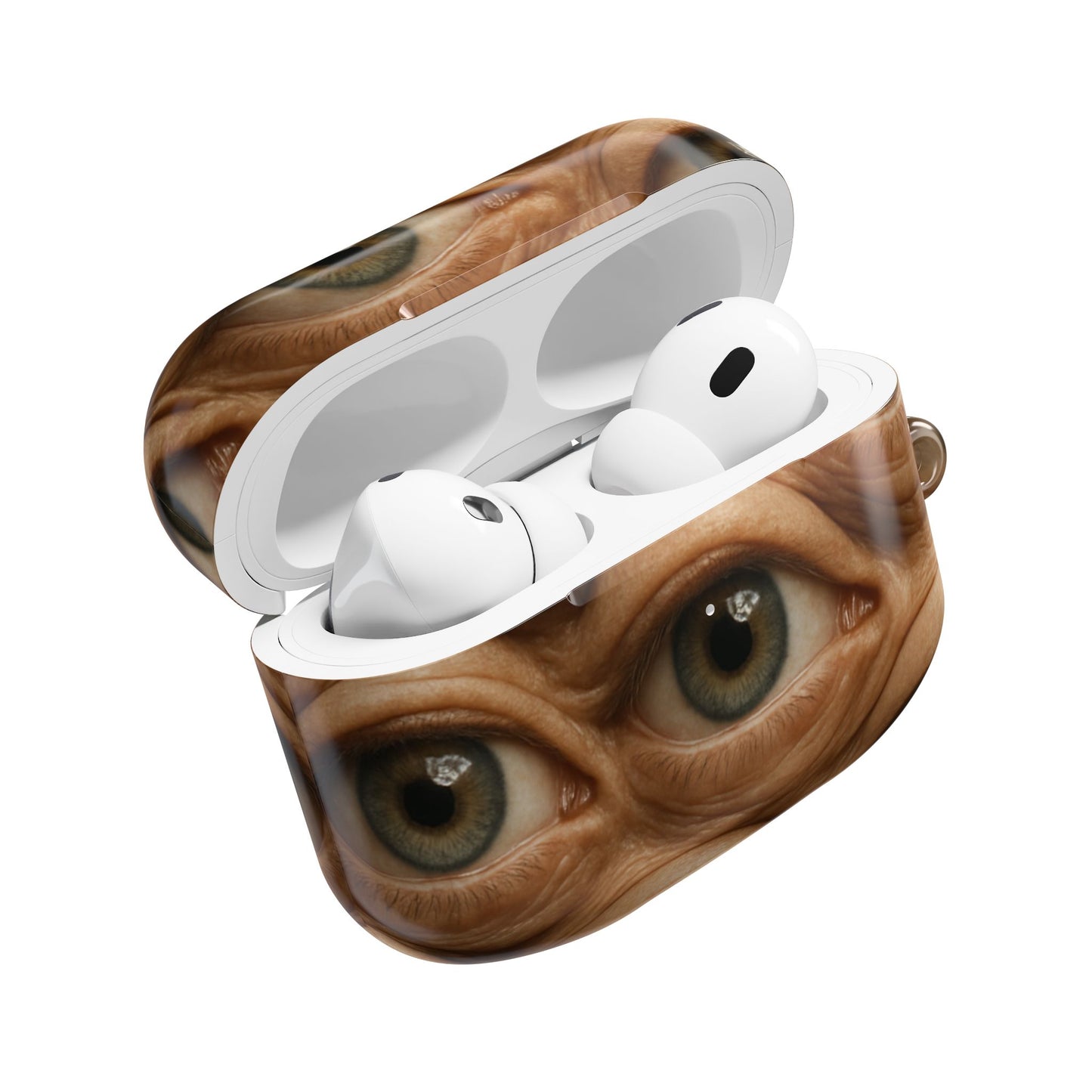 Unique Eye Pattern AirPod Case, Quirky AirPod Cover, Gift for Tech Lovers, Trendy Accessories, Fun Gadget Protection