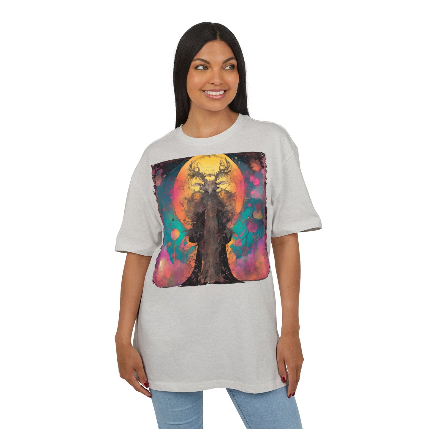 Mystical Tree Unisex Heavy Oversize Tee | Bohemian Style Shirt, Artistic Graphic Tee, Unique Gift for Nature Lovers, Festival Wear, [...]