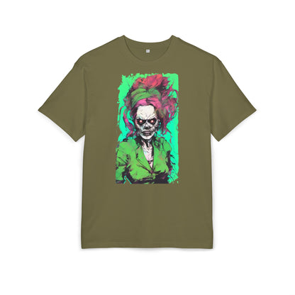 Vibrant Skull Art Oversize Tee, Unisex Graphic Tee, Edgy Streetwear Shirt, Perfect for Halloween, Gift for Art Lovers, Casual Comfort
