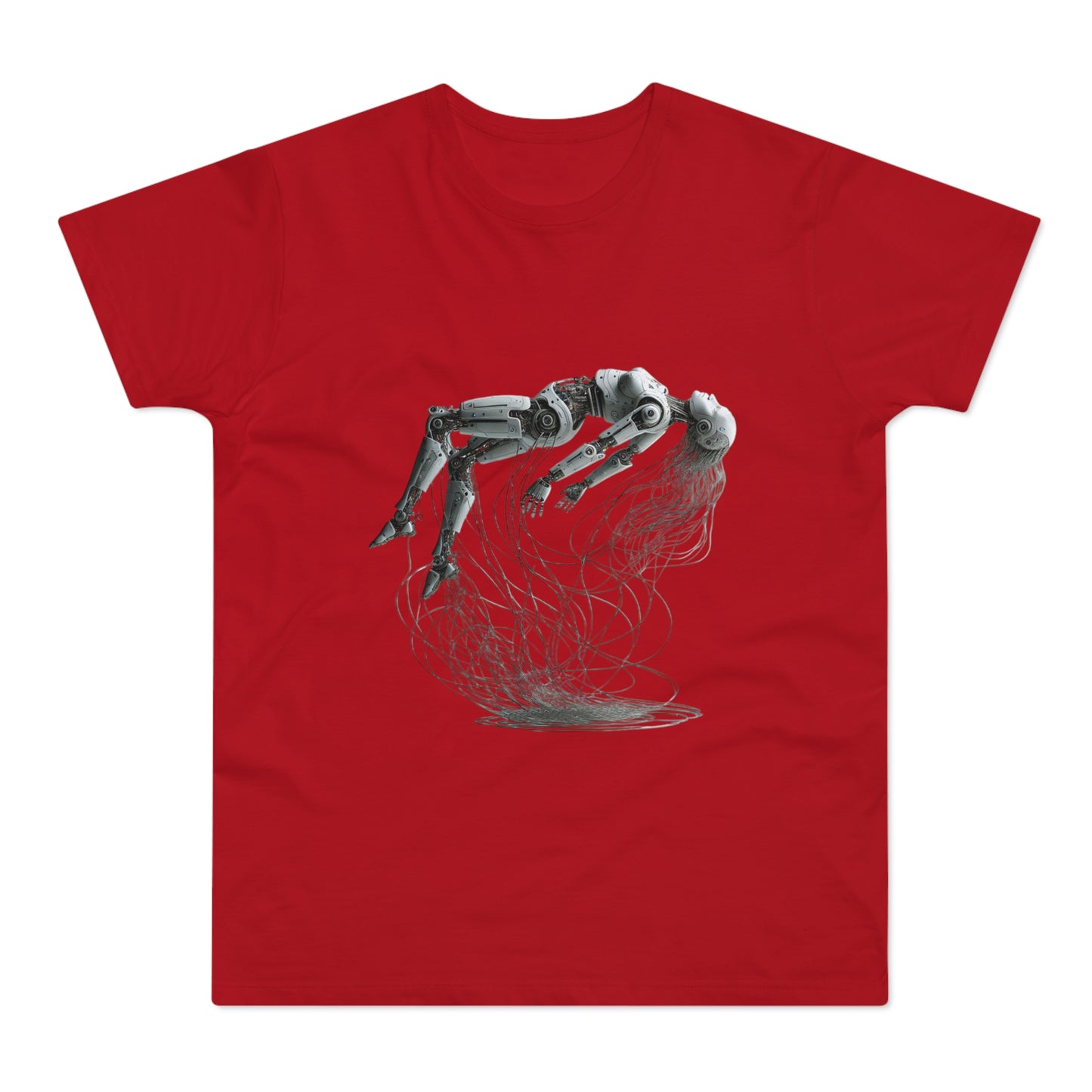 Futuristic Graphic Tee, Cool Unisex T-Shirt for Tech Enthusiasts, Gift for Birthdays, Casual Wear, Unique Art Shirt