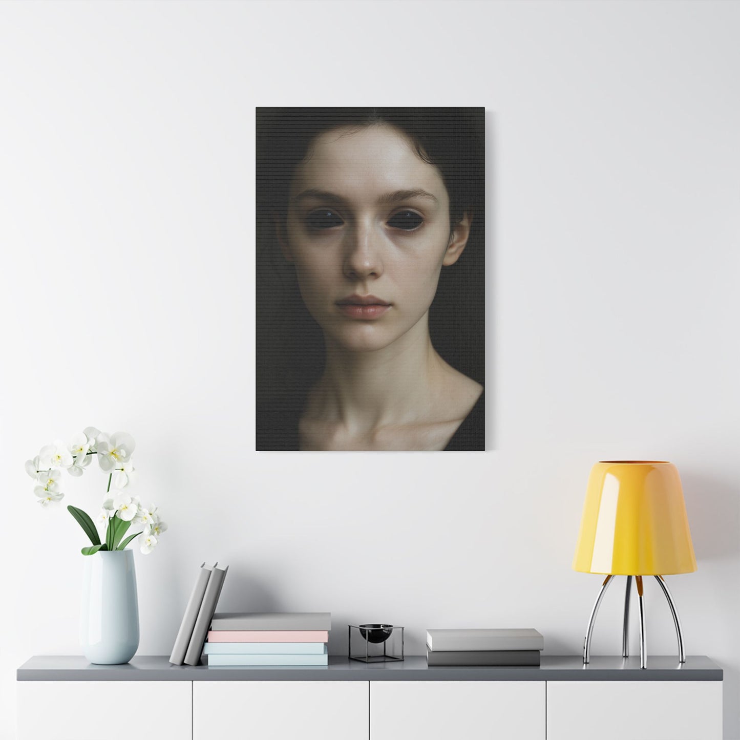 Mysterious Art Print, Surreal Wall Decor, Unique Home Accent, Modern Aesthetic, Gothic Wall Art