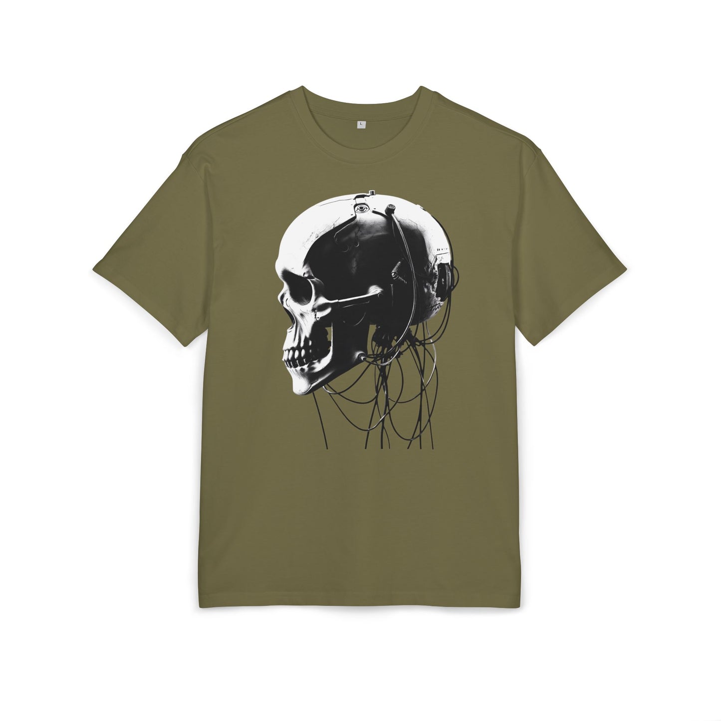 Unisex Skull Graphic Oversize Tee - Bold, Edgy Style for Casual Wear