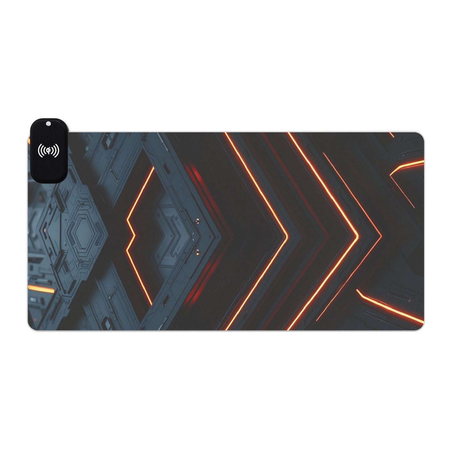 LED Gaming Mouse Pad with Wireless Charging, RGB Desk Mat for Gamers, Computer Accessories, Gaming Setup Essentials, Gift for Tech Lovers