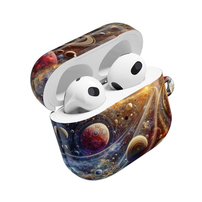 Cosmic AirPod Case | Space Theme Earbud Cover, Planet Design Gadget Sleeve, Gift for Space Lovers, Personalized Tech Accessories