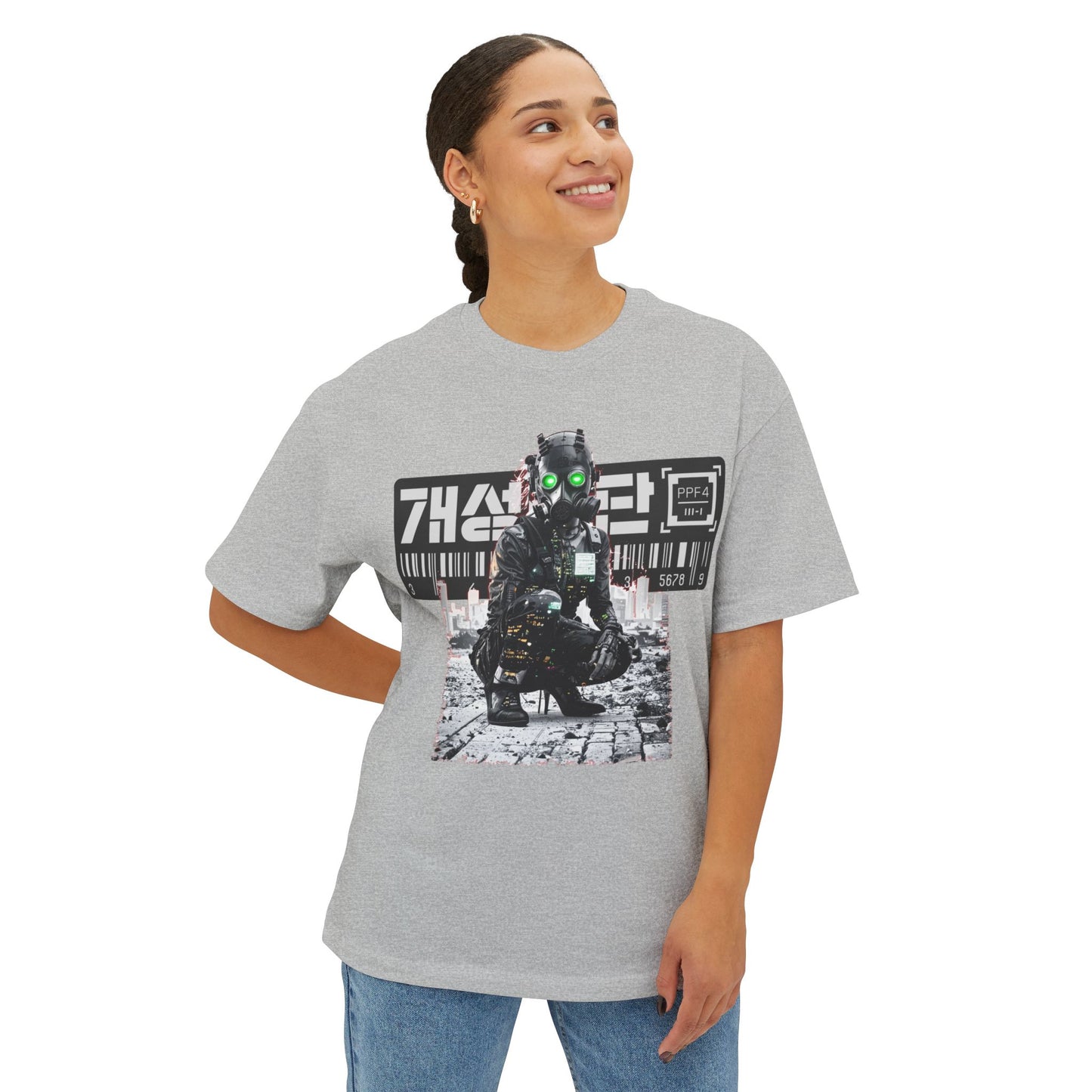 Unisex Oversized Graphic Tee with Futuristic Design, Casual Streetwear, Gift for Gamers, Unique Art Tee for All Occasions, Comfortable [...]