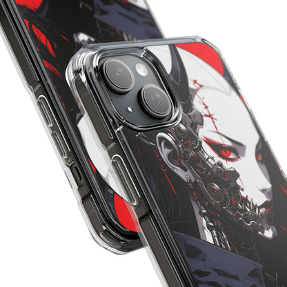 Magnetic Impact Phone Case, Anime Art Phone Cover, Goth Accessories for Her, Gift for Tech Lovers, Unique Phone Protection