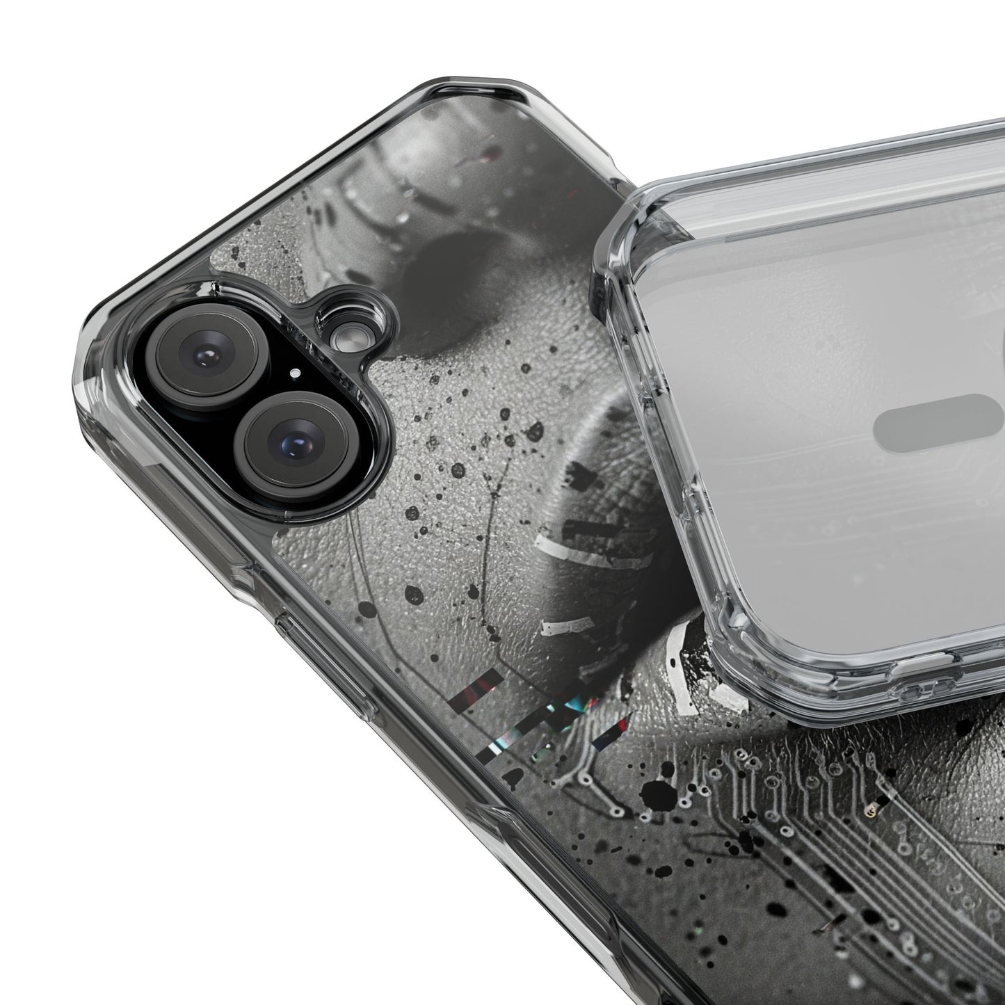 Magnetic Clear Impact Phone Case for Stylish Protection, Urban Aesthetic, Trendy Gift, Phone Accessories, Personalized Present